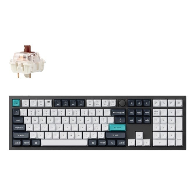 Keychron Q6 Max keyboard Universal USB + RF Wireless + Bluetooth QWERTY UK Engli