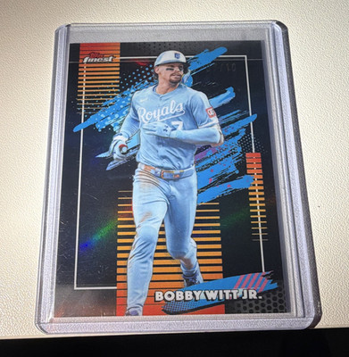 Topps Finest 2026 Bobby Witt Jr. Uncommon Black Geometric 07/10 Royals