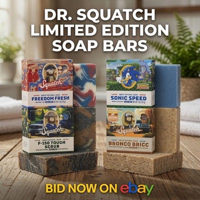 Dr. Squatch Bundle - Freedom Fresh, F-150 Tough , Sonic Speed & Bronco Bricc 