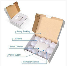 Hollywood Style LED Vanity Mirror Lights Kit with Dimmable Light Bulbs