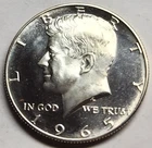 1965 SMS Kennedy Half Dollar - CAMEO  40% SILVER
