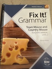 IEW Fix It Grammar Town Mouse And Country Mou...