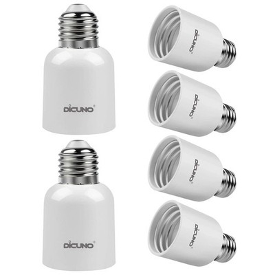 DiCUNO E26 to E39 Socket Adapter, Medium Mogul Screw Base Light 6
