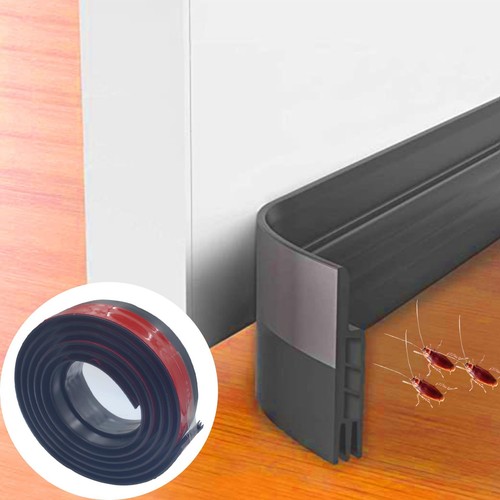 Under Door Draft Stopper - 39 Inch Adhesive Door Sweep for Interior/Exterior,...