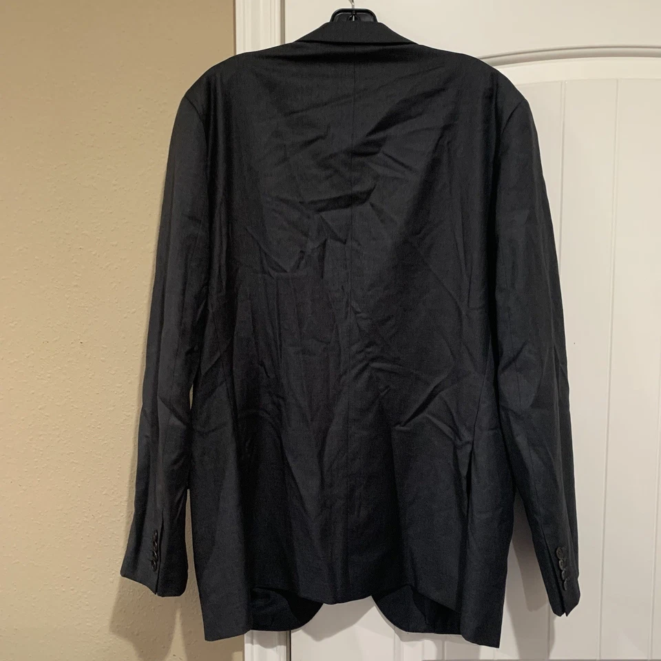 Nuevo sin etiquetas Isaia Blazer Para Hombres 52 Aquaspider 100% Lana Abrigo Deportivo Dos Botones Italia Foto 4 de 4