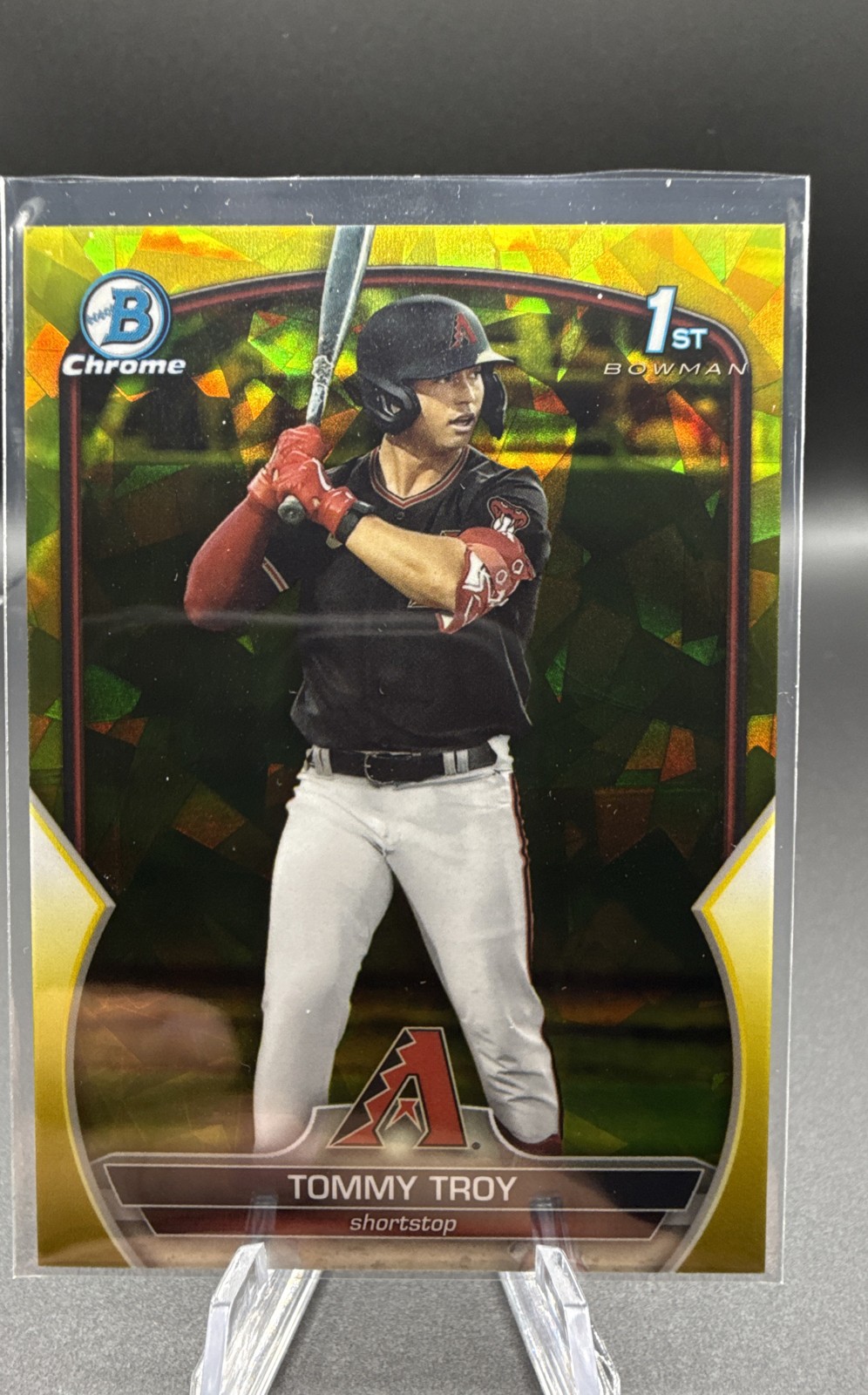 2023 Bowman Chrome Draft Sapphire Edition - Tommy Troy #BDC-103 Yellow /75 (RC)