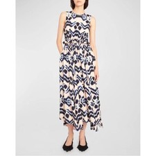ULLA JOHNSON evita asymmetric maxi dress in nimbus