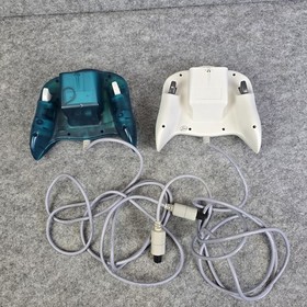 2- Pelican Accessories Dream Shock Controllers Sega Dreamcast Wired Tested!