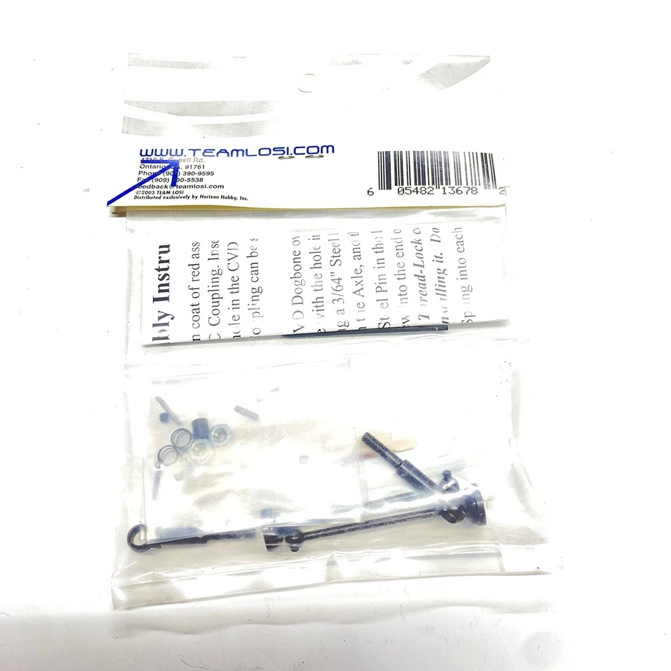 Vintage RC Losi Mini Baja Mini T MB Series Rear CVD Drive Shafts Steel (2) B1240 - Image 2 of 3