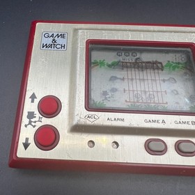 Nintendo Game & Watch LION LN-08 Gold Series 1981 [JUNK] Tested Works Vintage