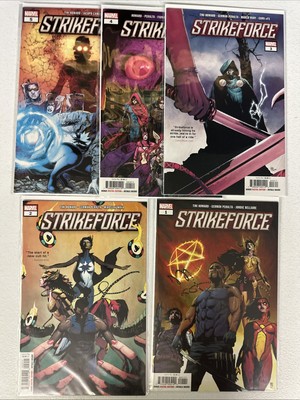 Strikeforce #1 2 3 4 5 2019 Lot Run Set Marvel Comics 1st Print NM *Z9