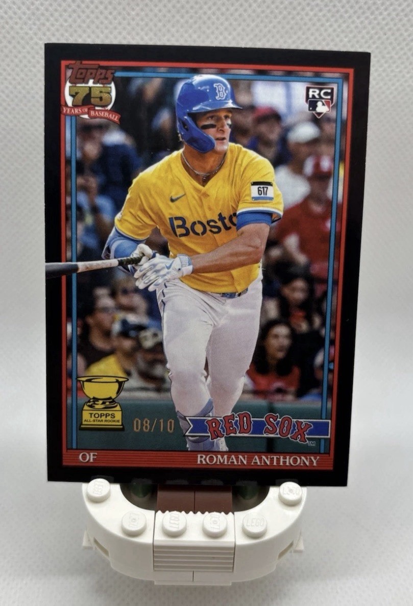 2026 Topps Series 1 Roman Anthony Rookie Card RC T91-71 1991 Black Numbered /10