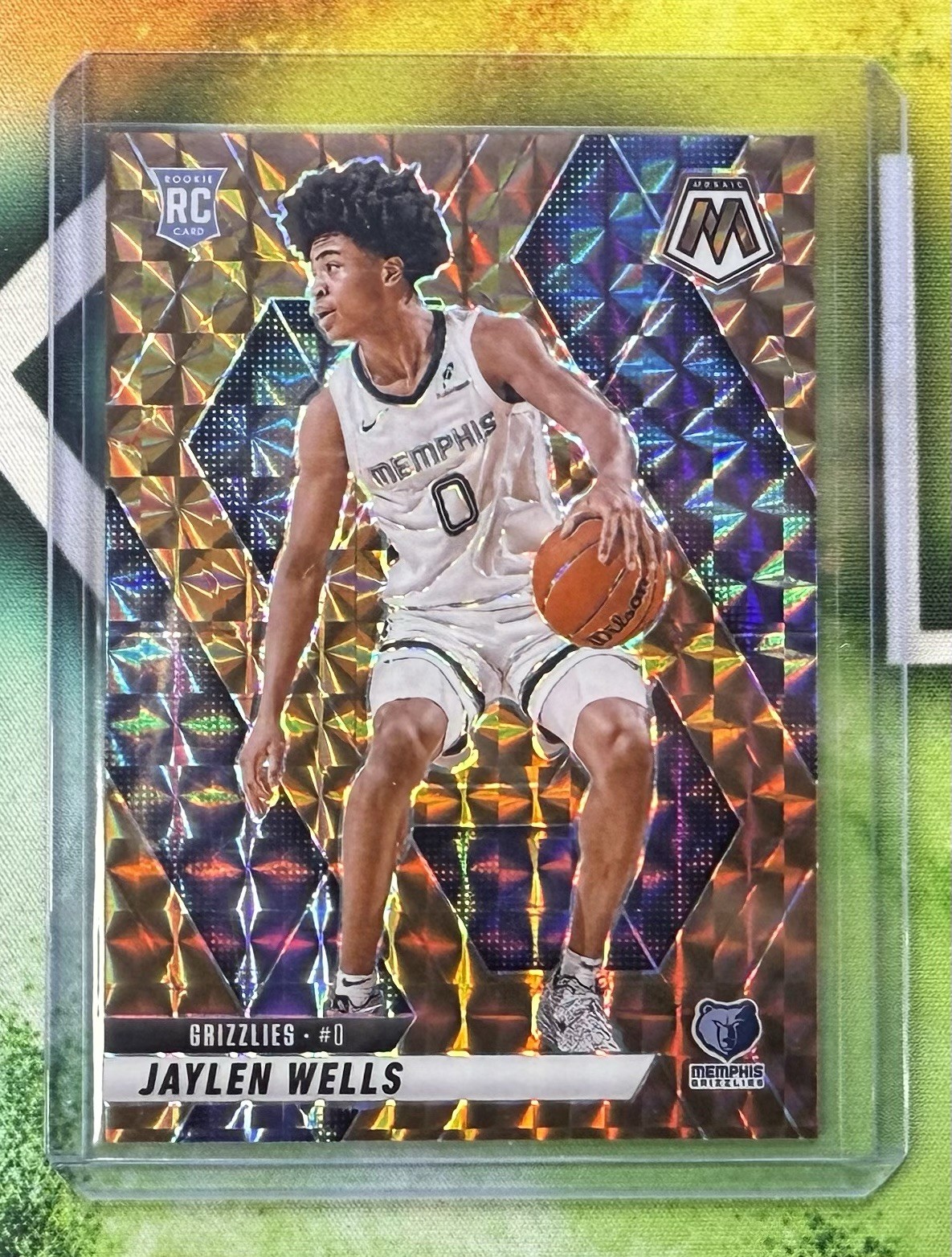 2024 PANINI MOSAIC BRONZE #240 JAYLEN WELLS ROOKIE RC /75