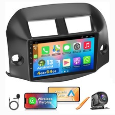 4G 64G Car Radio Stereo for Toyota RAV4 2007-2012, Wireless Carplay Android A...