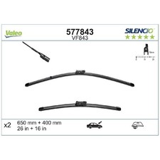 Scheibenwischer Set vorne für BMW X1 F48 U11 | 24142002