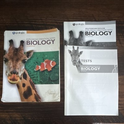 Apologia EXPLORING CREATION With BIOLOGY 3rd Ed Textbook, Tests, Solutions Books
