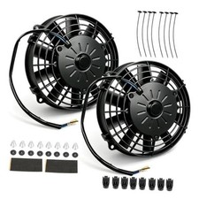 8 Inch Reversible Radiator Cool Fan, Upgraded Push  Pull Slim Electric 8 INCH