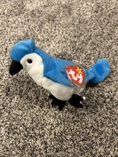 Ty Rocket The Blue Jay Beanie Baby Plush Toy