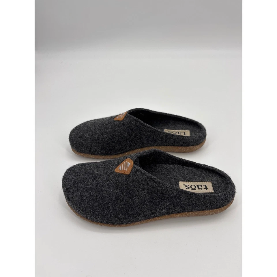 Zapatillas zuecos sin cordones para mujer Taos My Sweet de lana carbón talla 41 10-10,5 Foto 4 de 4