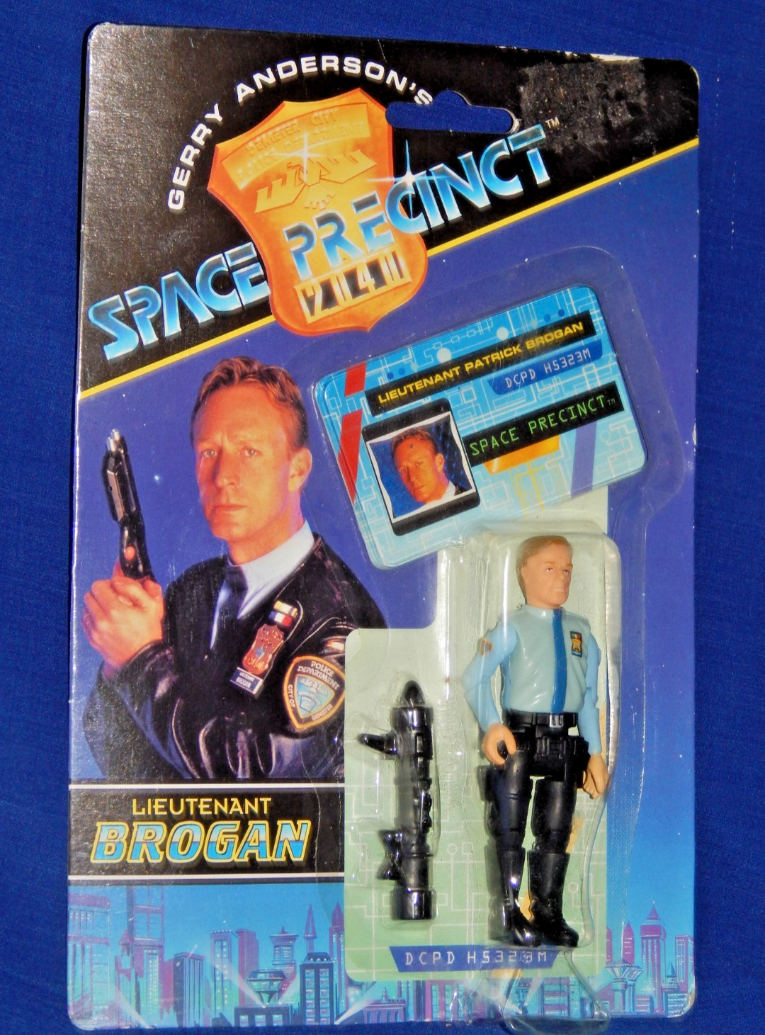Gerry Anderson's Space Precinct Lieutenant Brogan Figure - Vivid 1994 - New