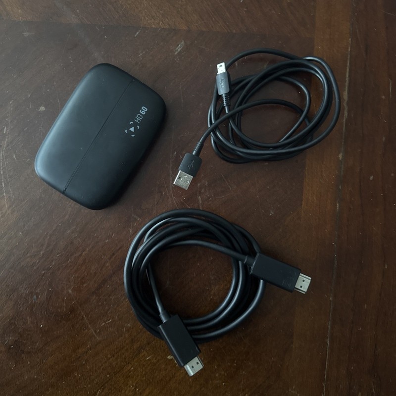 Elgato HD60 Capture Card 1080P 60FPS with HDMI and USB Cables