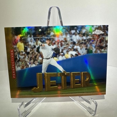 Topps Chrome 2022 Perspectives Derek Jeter Yankees #P-10 36/50 Insert