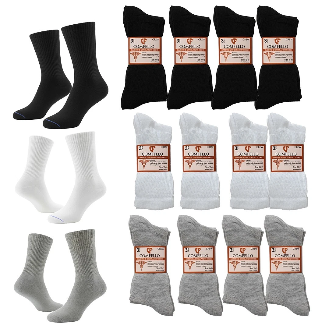 5-20 Dozens Diabetic Crew Socks Men Women Wholesale Lot Health Circulatory Socks
Opens in a new wind