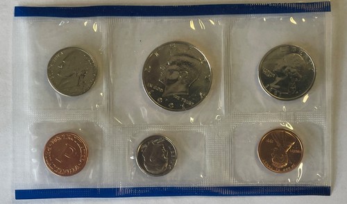 1991 U.S. Mint P & D Uncirculated Mint Set 10 Coins With Original Envelope (N) - Picture 5 of 12