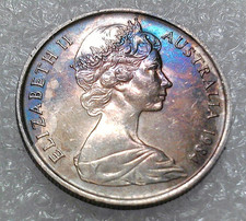 WORLD COIN SALE-1984 AUSTRALIA  5 CENTS--COPPER NICKEL COIN KM# 64