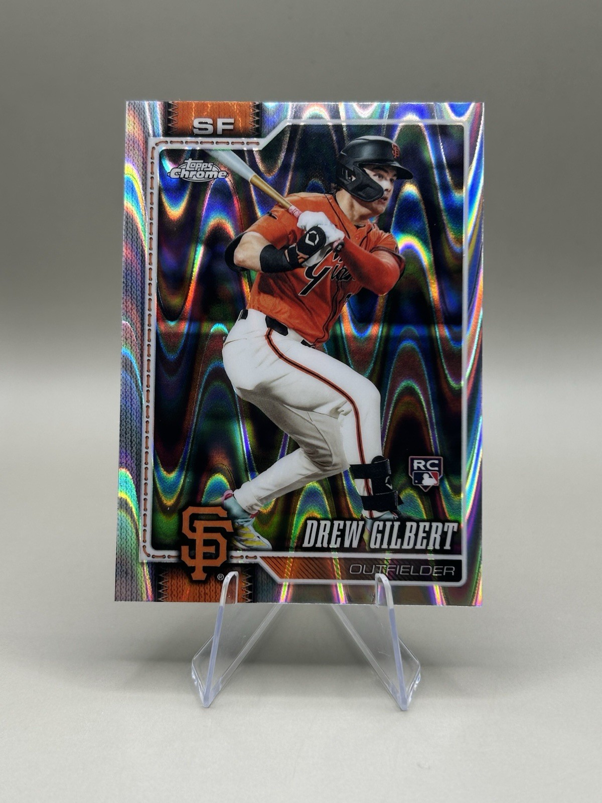 2026 Topps Chrome Ray Wave Refractor - Drew Gilbert RC #126 Giants