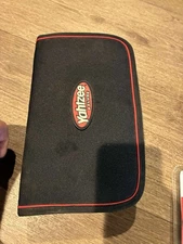 Yahtzee Deluxe Travel Edition 2003 Game Folio with Black Nylon Zip Case