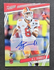 AJ Terrell 2020 Panini Prestige Rookie Auto Xtra Points #202 FALCONS RC