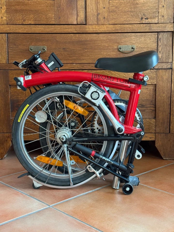 Brompton Faltrad 3 Gang sehr gut erhalten, inkl. Transport-u. Lenkertasche
