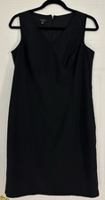 Talbots V Neck Little Black Dress Size 10P