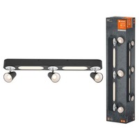 Led Deckenleuchte Wandlampe Decor Spot Neptune Schwarz 26W 2450Lm Warmweiß 3000K