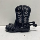 Crocs Classic Cowboy Boot Black Western Boots Men's 4 Women's 6 — photo 1