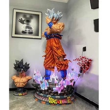 LIFE SIZE Goku 1/1 Scale Dragon Ball Z GT Super Resin Ultra Instinct Statue 1:1