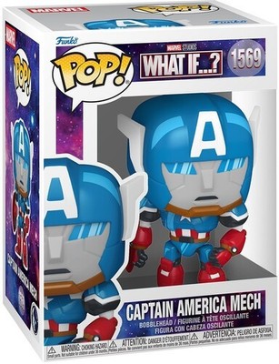 Funko POP! Marvel: What If - Captain America Mech [New Toy] Vinyl
