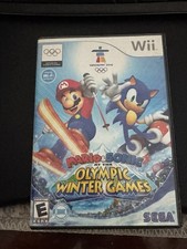 Mario & Sonic at the Olympic Winter Games (Wii, 2009) - no Manual.  Tested.