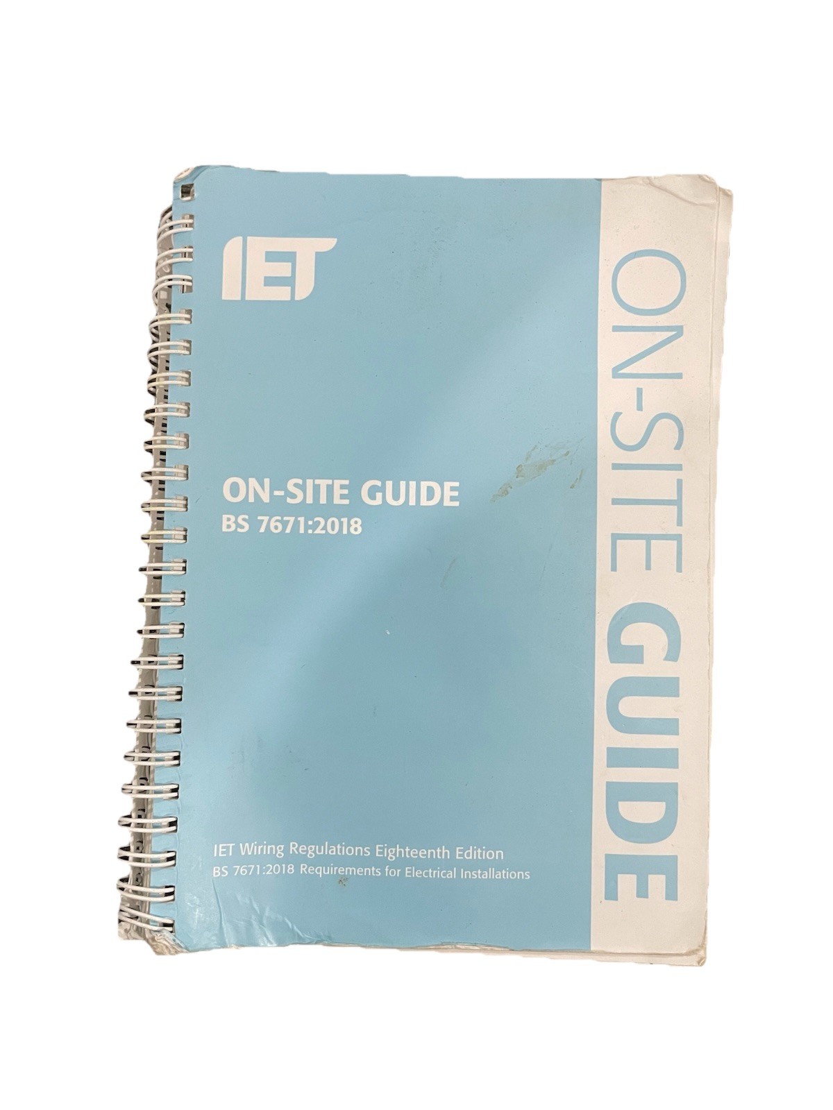 On-Site Guide BS 7671:2018 (2018, Spiral Bound, 18th Edition)