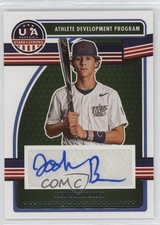 2023 Panini USA Baseball Stars & Stripes Blue Josh Burkholder #ADPS-JB Auto 1cx3