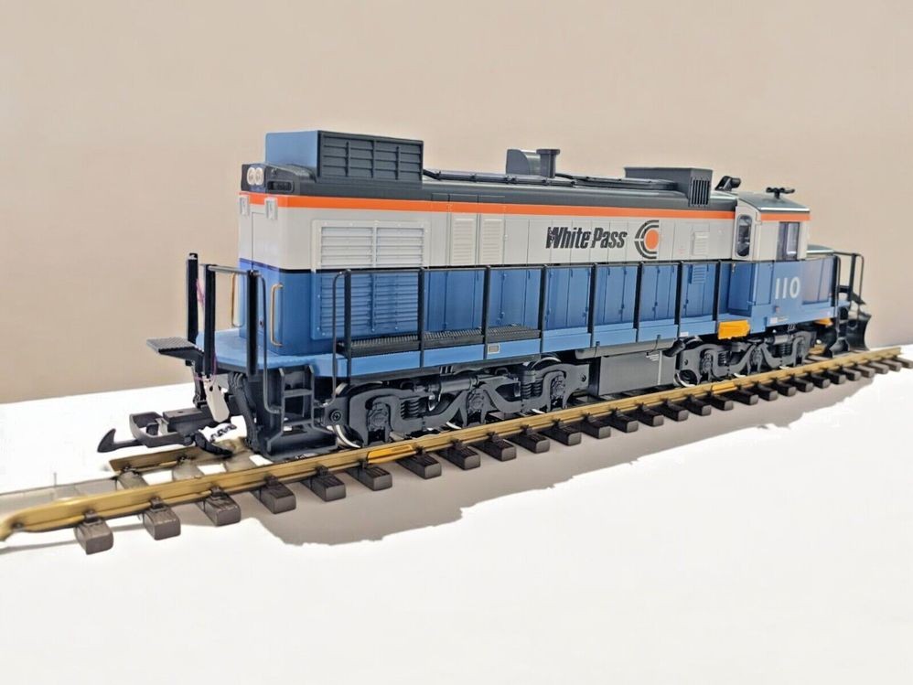 LGB 2055 White Pass Diesel Locomotive - Blue for sale online | eBay