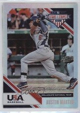 2020 USA Baseball Stars & Stripes Longevity Platinum 1/10 Austin Martin #6 0g4