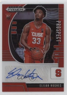 2020-21 Prizm Draft Picks Prospect Red 5/199 Elijah Hughes Rookie Auto RC 0sb5