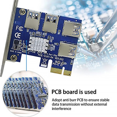 PCI-E-Erweiterungskarte PCIe-Erweiterungskarte Expansionskarte Express - Bild 7 von 12