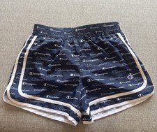Champion Girls Youth Signature Navy Shorts w/ Under Briefs M NWOT
