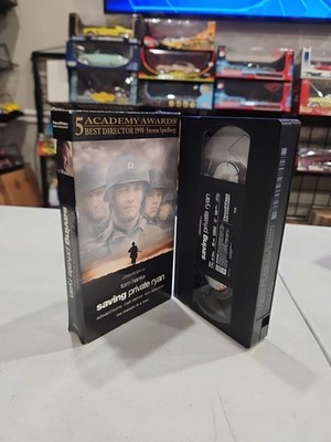 Saving Private Ryan VHS  Movie 1999 Tom Hanks Blockbuster Copy - Tested