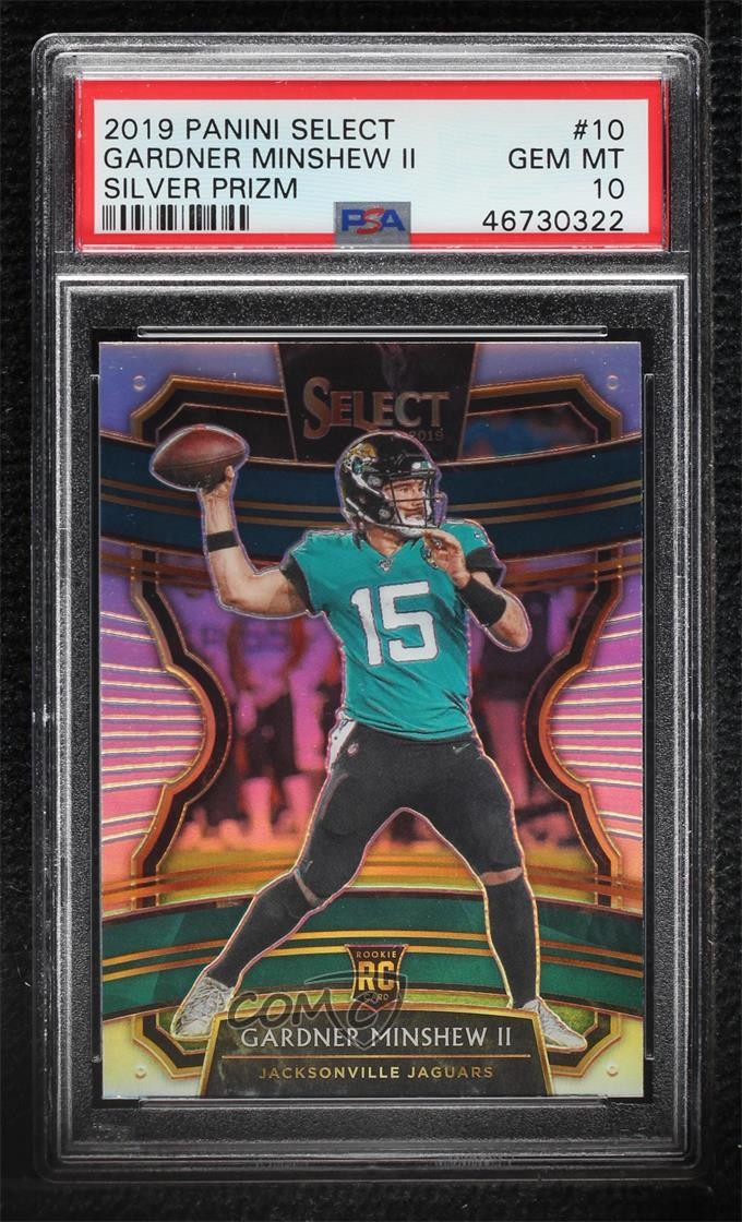 2019 Panini Select Concourse Silver Prizm Gardner Minshew II PSA 10 GEM MT 6s2