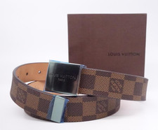 Louis Vuitton M6802 Ceinture Carr e Belt with Square Buckle EX LTD From JAPAN
