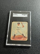 1933 Goudey Big League Chewing Gum - Lou Gehrig #160-SGC Authentic Yankees (RC)